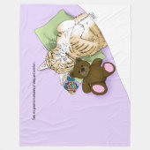 Comfort Cat Paarse deken (Voorkant)