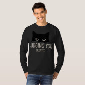 Comfort Colors T-shirt Zwarte Kat (Voorkant volledig)