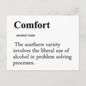 Comfort Definition Briefkaart (Voorkant)