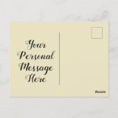 Comfort en Joy Briefkaart (Achterkant)