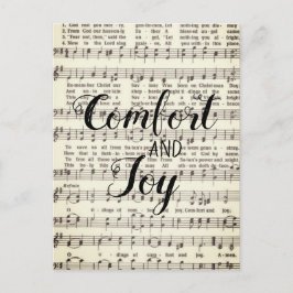 Comfort en Joy Briefkaart