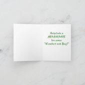 Comfort en Joy Feestdagen Kaart (Binnen)