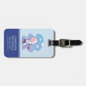 Comfort en veiligheid | Charlie & Snoopy Hug Bagagelabel (Voorkant horizontaal)