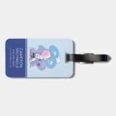 Comfort en veiligheid | Charlie & Snoopy Hug Bagagelabel (Achterkant horizontaal)