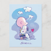 Comfort en veiligheid | Charlie & Snoopy Hug Briefkaart (Voorkant)