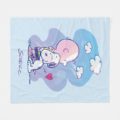 Comfort en veiligheid | Charlie & Snoopy Hug Fleece Deken (Voorkant (Horizontaal))