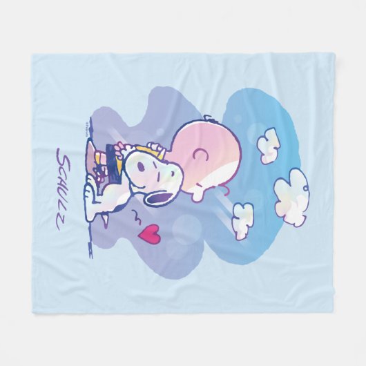 Comfort en veiligheid | Charlie & Snoopy Hug Fleece Deken (Voorkant (Horizontaal))
