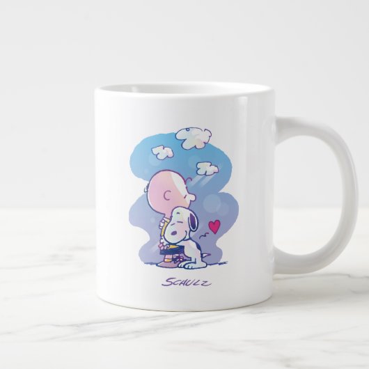Comfort en veiligheid | Charlie & Snoopy Hug Grote Koffiekop (Rechts)