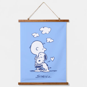 Comfort en veiligheid   Charlie & Snoopy Hug Hangend Wandkleed