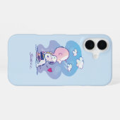 Comfort en veiligheid | Charlie & Snoopy Hug iPhone 16 Hoesje (Achterkant horizontaal)