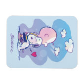 Comfort en veiligheid | Charlie & Snoopy Hug Magneet (Horizontaal)