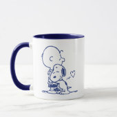 Comfort en veiligheid | Charlie & Snoopy Hug Mok (Links)