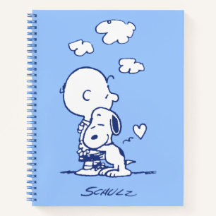 Comfort en veiligheid   Charlie & Snoopy Hug Notitieboek