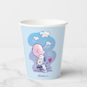 Comfort en veiligheid | Charlie & Snoopy Hug Papieren Bekers (Voorkant)
