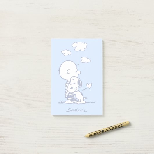 Comfort en veiligheid | Charlie & Snoopy Hug Post-it® Notes (Op bureau)
