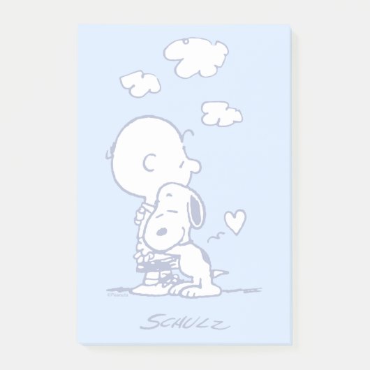 Comfort en veiligheid | Charlie & Snoopy Hug Post-it® Notes (Voorkant)