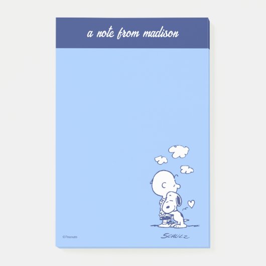 Comfort en veiligheid | Charlie & Snoopy Hug Post-it® Notes (Voorkant)