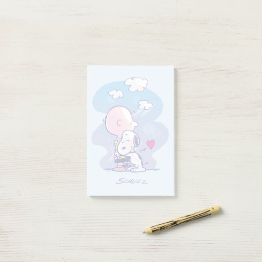 Comfort en veiligheid | Charlie & Snoopy Hug Post-it® Notes (Op bureau)