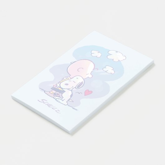 Comfort en veiligheid | Charlie & Snoopy Hug Post-it® Notes (Schuin)