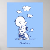 Comfort en veiligheid | Charlie & Snoopy Hug Poster (Voorkant)