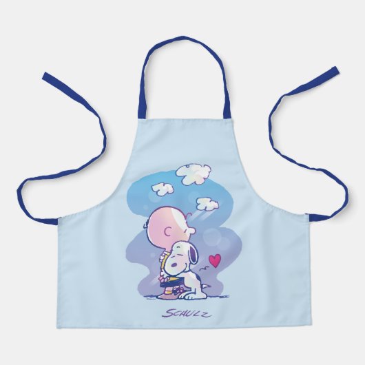 Comfort en veiligheid | Charlie & Snoopy Hug Schort (Voorkant)