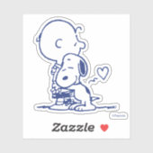 Comfort en veiligheid | Charlie & Snoopy Hug Sticker (Vel)