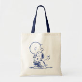 Comfort en veiligheid | Charlie & Snoopy Hug Tote Bag (Voorkant)