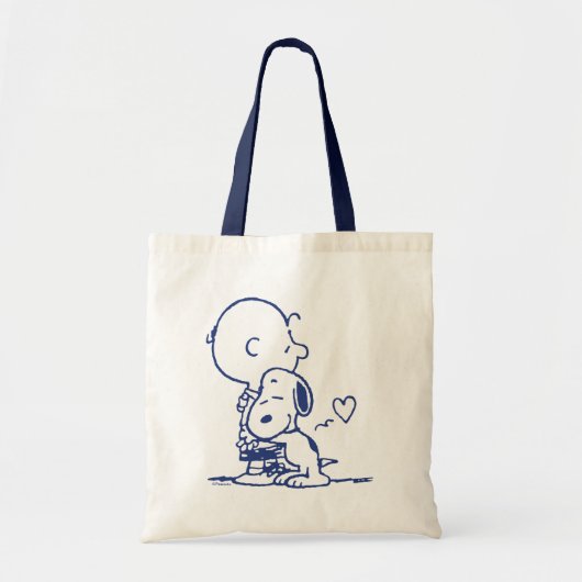 Comfort en veiligheid | Charlie & Snoopy Hug Tote Bag (Voorkant)