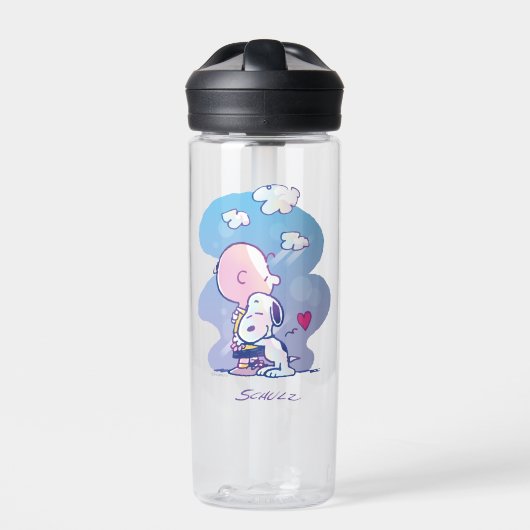 Comfort en veiligheid | Charlie & Snoopy Hug Waterfles (Voorkant)