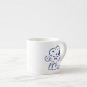 Comfort en veiligheid | Geluk is een ochtendrituee Espresso Kop (Voorkant rechts)