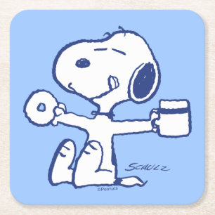 Comfort en veiligheid   Geluk is een ochtendrituee Kartonnen Onderzetters