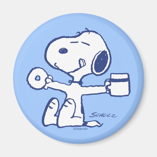 Comfort en veiligheid | Geluk is een ochtendrituee Magneet (Voorkant)