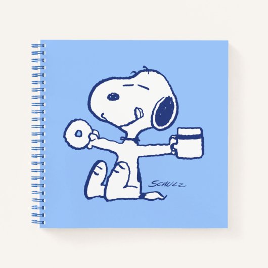 Comfort en veiligheid | Geluk is een ochtendrituee Notitieboek (Voorkant)