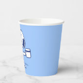 Comfort en veiligheid | Geluk is een ochtendrituee Papieren Bekers (Links)