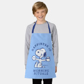 Comfort en veiligheid | Geluk is een ochtendrituee Schort (Gedragen)