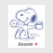 Comfort en veiligheid | Geluk is een ochtendrituee Sticker (Vel)