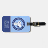 Comfort en veiligheid | Snoopy & Woodstock Hug Bagagelabel (Voorkant horizontaal)