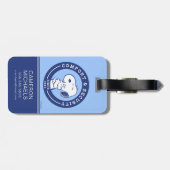 Comfort en veiligheid | Snoopy & Woodstock Hug Bagagelabel (Achterkant horizontaal)