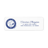 Comfort en veiligheid | Snoopy & Woodstock Hug Etiket (Voorkant)