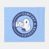 Comfort en veiligheid | Snoopy & Woodstock Hug Fleece Deken (Voorkant (Horizontaal))