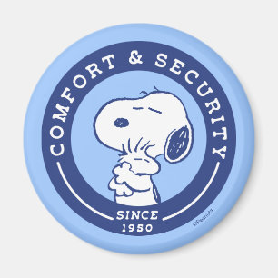 Comfort en veiligheid   Snoopy & Woodstock Hug Magneet