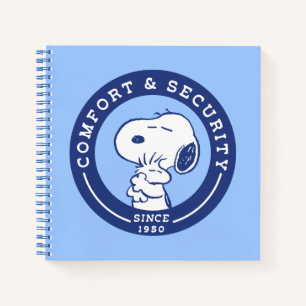Comfort en veiligheid   Snoopy & Woodstock Hug Notitieboek