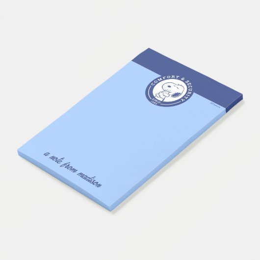 Comfort en veiligheid | Snoopy & Woodstock Hug Post-it® Notes (Schuin)