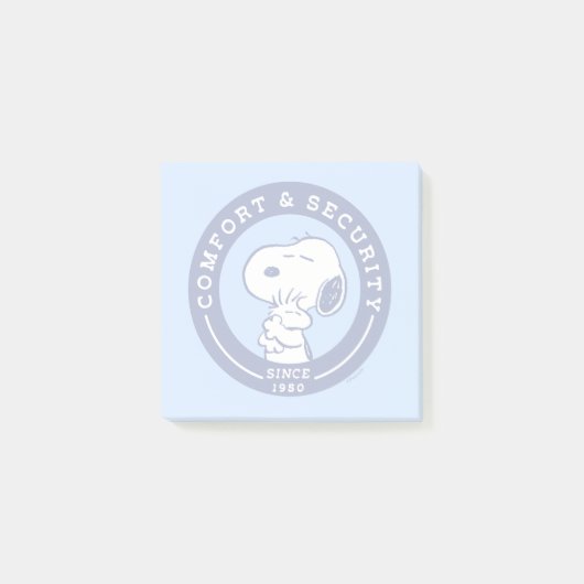 Comfort en veiligheid | Snoopy & Woodstock Hug Post-it® Notes (Voorkant)