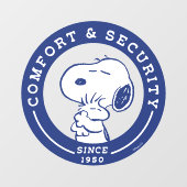 Comfort en veiligheid | Snoopy & Woodstock Hug Raamsticker (Vel)