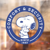 Comfort en veiligheid | Snoopy & Woodstock Hug Raamsticker (Vel 2)