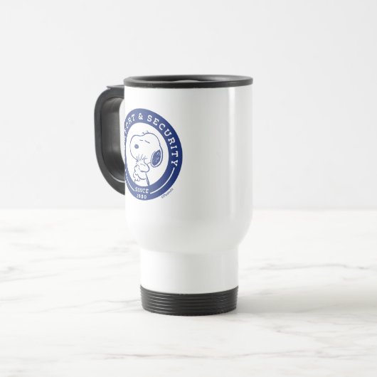 Comfort en veiligheid | Snoopy & Woodstock Hug Reisbeker (Voorkant links)