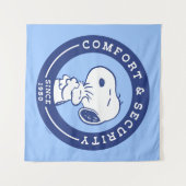 Comfort en veiligheid | Snoopy & Woodstock Hug Wandkleed (Voorkant (horizontaal))
