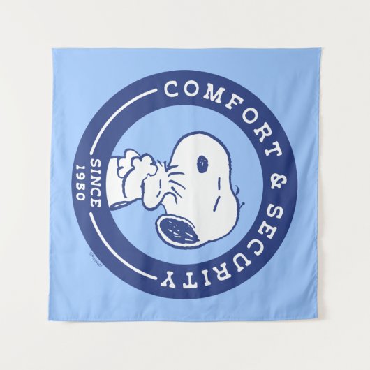 Comfort en veiligheid | Snoopy & Woodstock Hug Wandkleed (Voorkant (horizontaal))