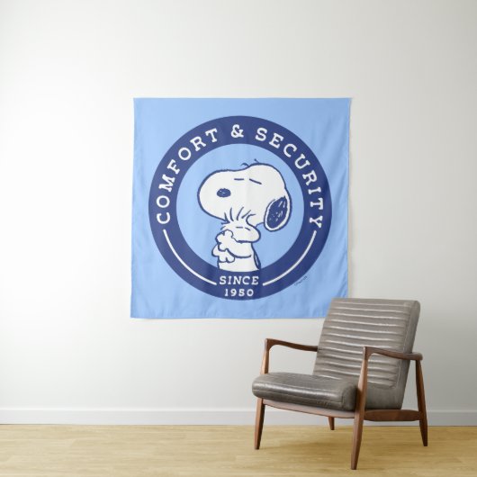 Comfort en veiligheid | Snoopy & Woodstock Hug Wandkleed (In situ)